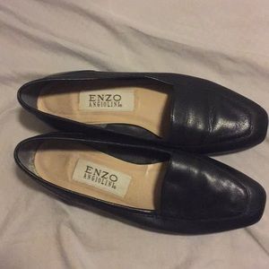 Black Leather loafers/flats